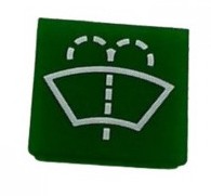 SWF 596627 SWF 596627 Inlegplaatje Ruitensproeier Groen